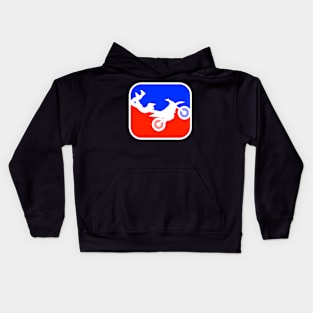 Motocross biker Kids Hoodie